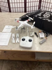 DJI PHANTOM PRO V1.7 DRONE CAMERA, BLADES, AND CASE (Needs New Battery)
