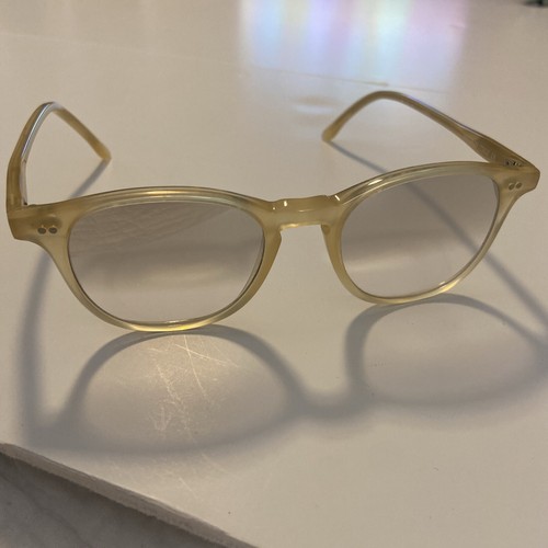 SEE 0523 Core Collection Yellow Clear Round Eyeglasses Made In Italy - Picture 2 of 9