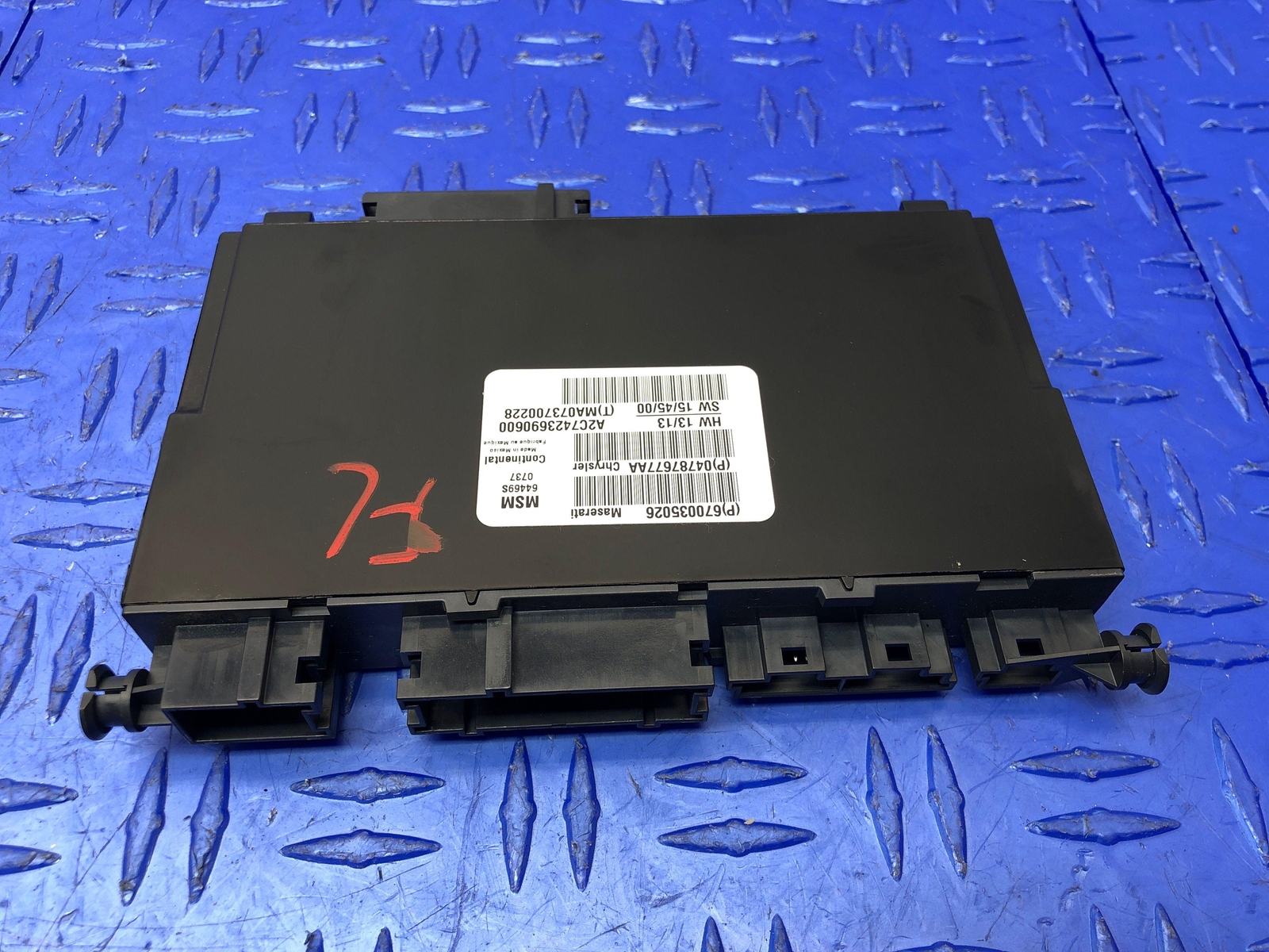 2013-2021 MASERATI QUATROPOTE M156 FRONT LEFT SEAT SETTING CONTROL MODULE UNIT