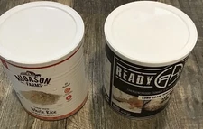 Two Cans Long Grain White Rice Emergency Food Camping Storage 30 Years
