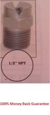 HARDENED STEEL SPRAY TIPS 1/2" 80/30, 80/40, 80/50, 80/70, 80/100 SEALCOATING