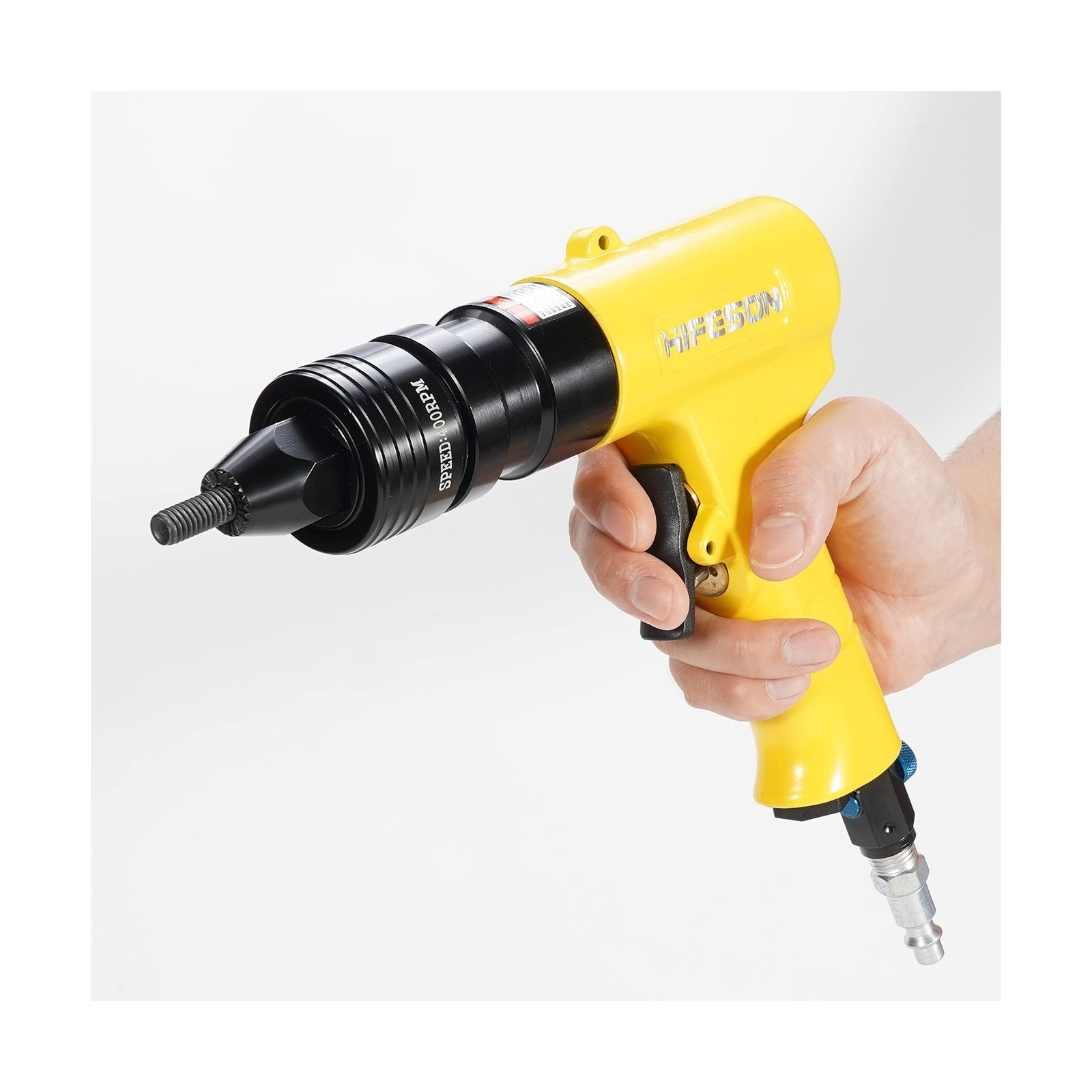 HIFESON Pneumatic Rivet Nut Gun with Self-Locking Head Gun，Quick-Change 1