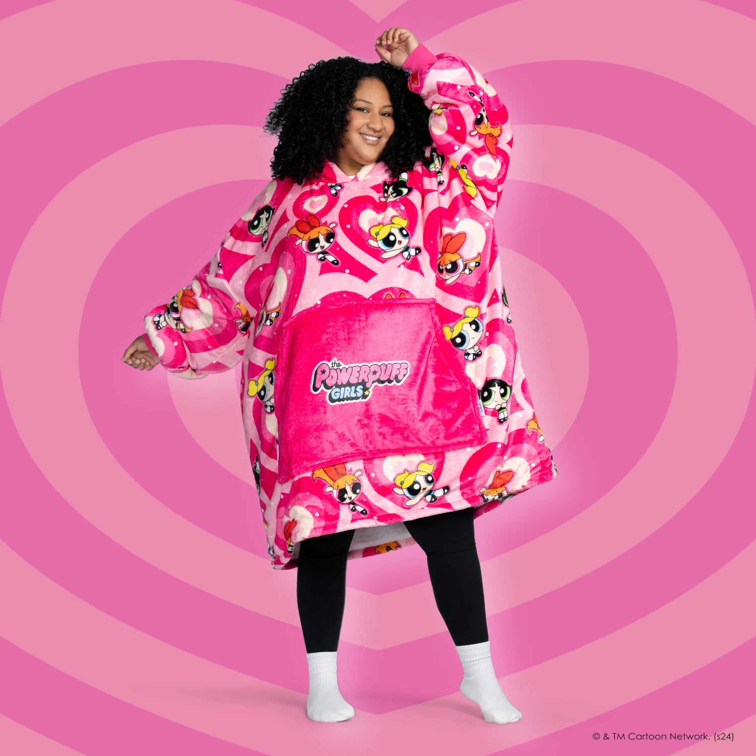 Powerpuff Girls Oversize Blanket Hoodie
