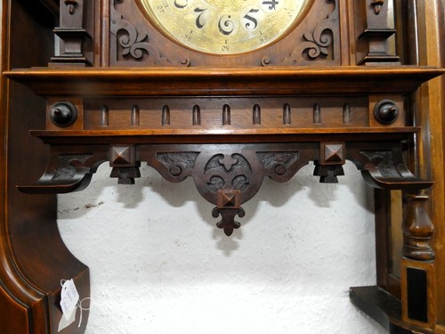 55191 ETZOLD & Popitz/LENZKIRCH reloj de pared reloj de terrateniente macizo nogal - 70x44 cm - Imagen 11 de 24