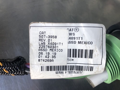 CAT 507-3958 Caterpillar Wire Harness LWS X4091T1 225760301 NEW! FREE SHIPPING!! - 第 6/6 張圖片