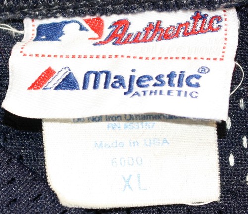 Cleveland Indians ~ Majestic Jersey Shirt Mens XL Henley-Style Placket Made USA - Picture 6 of 6