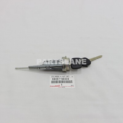 ★yk0330★ 69057-60330 Toyota OEM Genuine CYLINDER & KEY SET, IGNITION