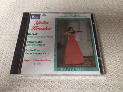Julia Krasko - Bartok, Prokofjew: Violinsonaten - Strawinsky: Duo - CD NEU