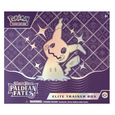 ポケモンカードゲーム Paldean Fates Elite Trainer Box Mimikyu Scarlet & Violet Paldean Fates Elite Trainer Box POKEMON TCG