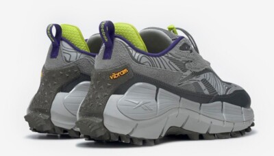 Size 8 - Reebok Zig Kinetica 2.5 Edge Grey Lime for sale