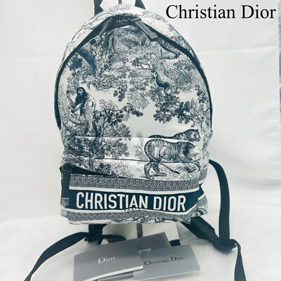 Christian Dior Backpack Toile de Jouy Mini Bag from Japan