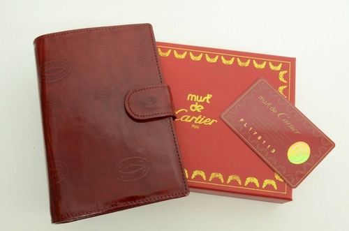 Authentic Cartier Red Agenda Address 