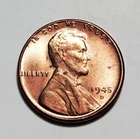1945 D LINCOLN WHEAT PENNY UNC #C6845