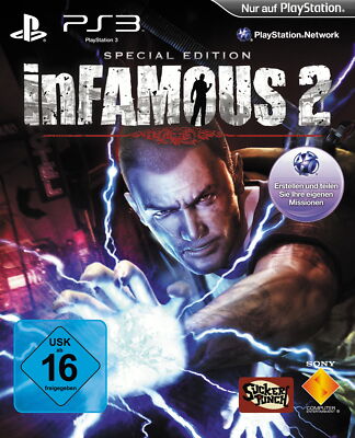 inFamous 2 (Special Edition) Playstation 3 / PS3 / Pappcover *Top Zustand*