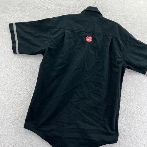 Coca Cola Shirt Medium Mens Black Bottling Uniform Soda Pop Short Sleeve Top B1 - Picture 11 of 13