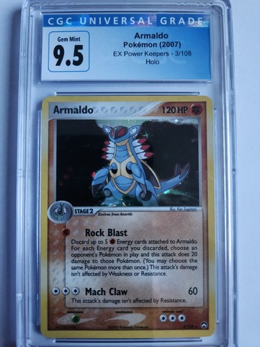 Armaldo graded CGC 9.5 for sale on eBay