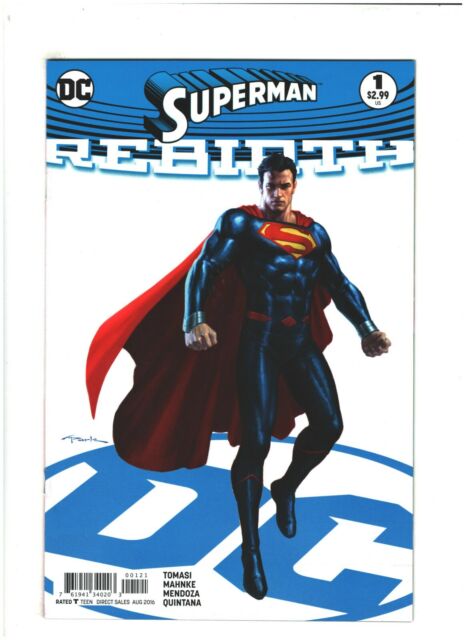 2017 1ST PRINTING VARIANT COVER DC UNIVERSE REBIRTH NEW SUPER MAN #12