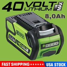 40V 8.0Ah For Greenworks G-MAX 40 Volt Lithium Battery 29472 29462 29252 20202