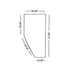 E-3a751-70670 Rh Cab Door Glass For Kubota M105s-cab, M4900-cab,+++
