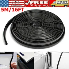 5M U-Shape Auto Car Door Trunk Seal Strip Rubber Weather Strip Edge Accessories