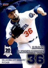 2017 Oklahoma City Dodgers Choice #13 Adam Liberatore Bellflower California Card