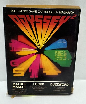 Match Maker Logix Buzzword Video Game Magnavox Odyssey 2 Cartridge with Box