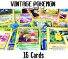 Guaranteed! - 15x Pokémon Cards 1999 2000 - 100% Vintage Pack! - ONLY WOTC!