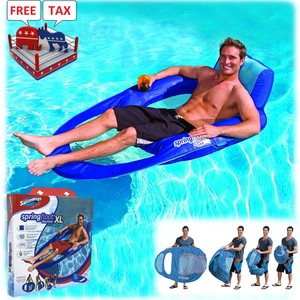 Details About Pool Chair Float Inflatable Lounge Raft Swimming Recliner Kid Water Floating