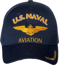Officially Licensed United States Navy US Naval Aviation Embroidered HAT CAP