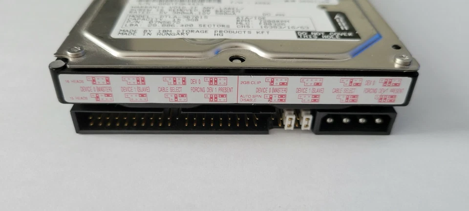 Hewlett Packard 15.3 GB ,7200 RPM, 3.5" (DTLA-307015) PN 07N5672 MLC F80326 - Image 2 of 3