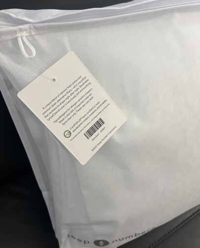 NEU SCHLAFNUMMER KOMFORT PASSFORM CONFORFIT STANDARD BETTKISSEN & AUFBEWAHRUNGSTASCHE ETIKETTEN - Bild 3 von 4
