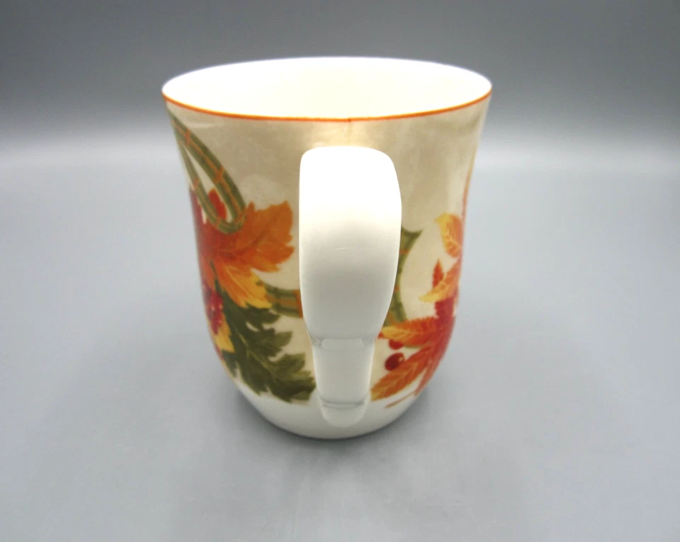 Taza de té de café 222 Fifth White Autunm Celebration, colores Autunm 14 oz (503) Foto 3 de 4