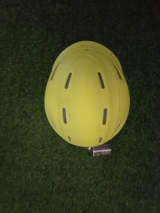 Anon Yellow Adjustable Winter Sports Helmet with Green Goggles