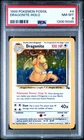 1999 POKEMON FOSSIL #4 DRAGONITE-HOLO PSA 8