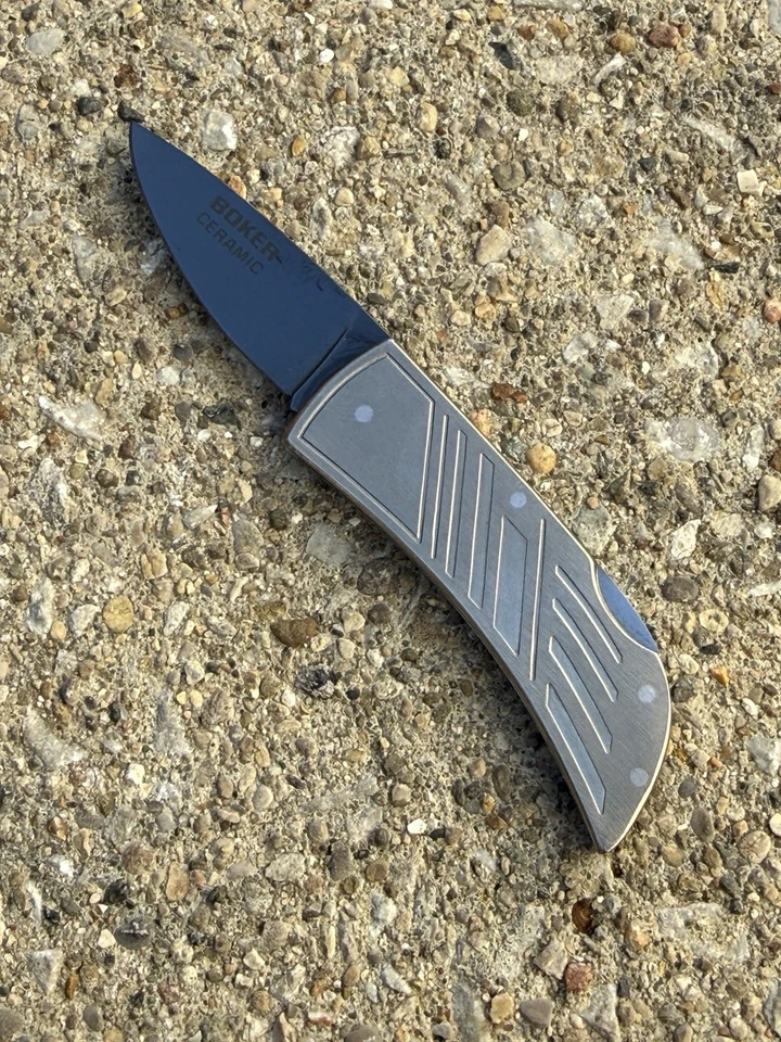 Cuchillo Plegable Boker Cerámica y Titanio, NUEVO en Caja, Hecho en Alemania Foto 4 de 4