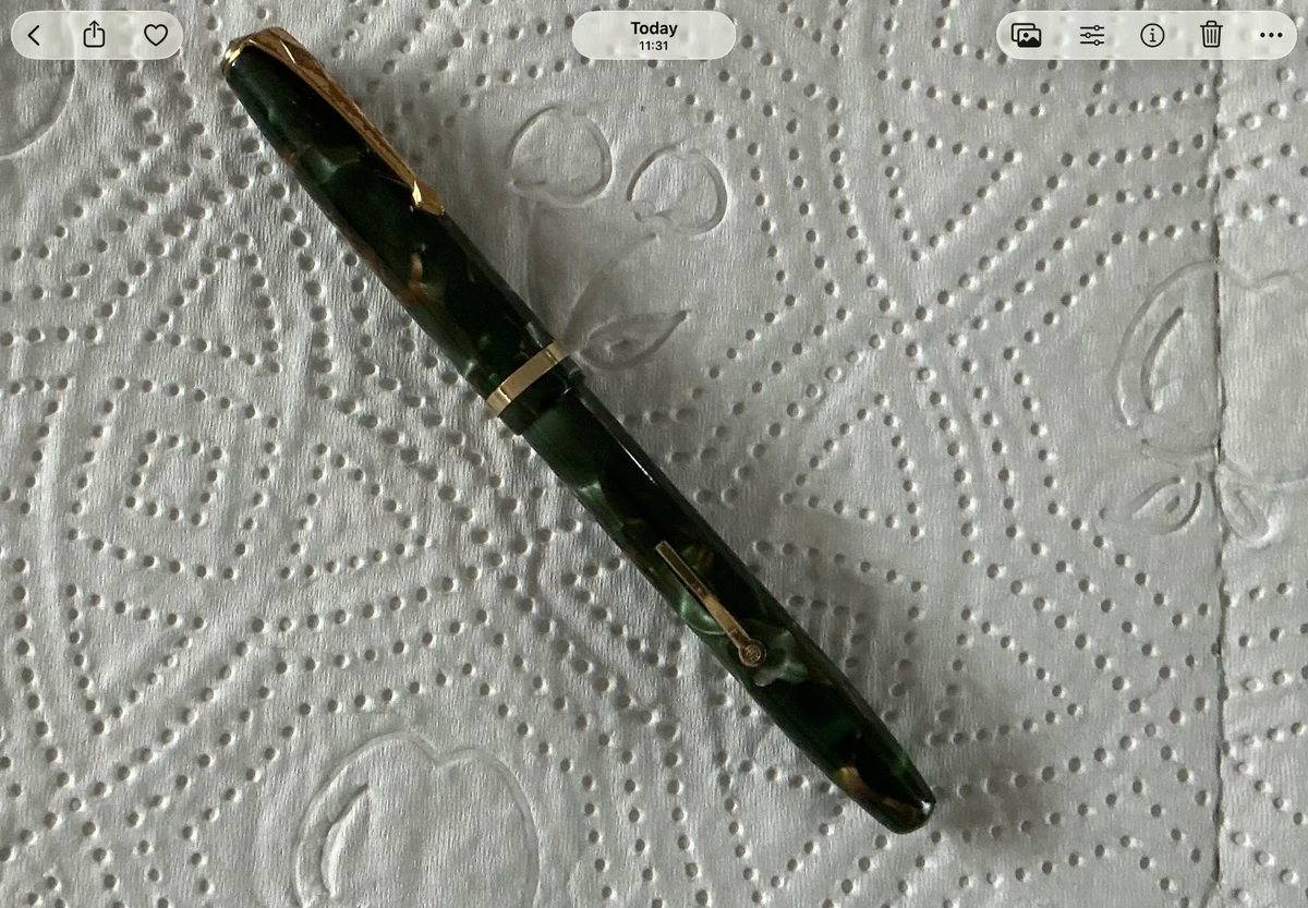 Marble Fountain Pen - Collectable Conway Stewart Pens for sale