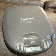 Panasonic S-XBS SL-S260 Portable CD Player Compact Disc Vintage Black WorkS 
