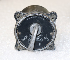 Bendix Scintilla Vintage Magneto Ignition Switch, 2 1/4”, Unrestored - 1125-10