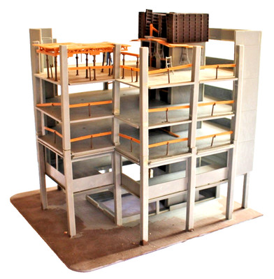 Kibri H0 38537 Gebäude-Rohbau Baustelle Hochhaus Stadthaus H0 1:87