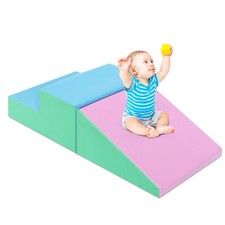 Soft Foam Toddler Stairs & Ramp Climber Gym Toy Climb & Crawl Activity Play Set