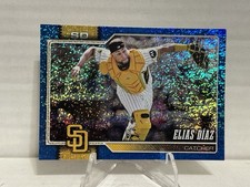 2026 Topps Blue Glitter Elias Diaz #28 /150