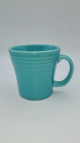 Homer Laughlin Fiesta 15 Ounce Turquoise Ceramic Tapered Mug