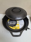 Lodge Cast Iron Skillet 10.25 Inch Skillet With Lid. New And Seasoned 