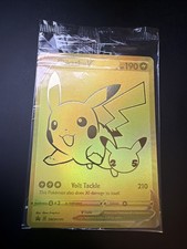 Pikachu V SWSH145 Celebrations Gold Promo Sealed Black Star Pokemon on eBay
