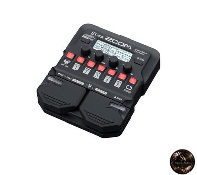 ZOOM G1 FOUR Multi-Effektpedal für Gitarre mit 60 Effekten (schwarz)