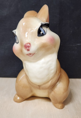 Vintage Disney Blossom Thumper's Gal Figurine 1946 By Evan K. Shaw Bunny Rabbit