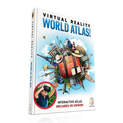 Abacus Brands Interactive VR World Atlas Book - Explore and D - Book - Very Good