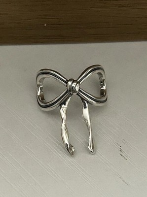 925 Sterling Silver Charm Beautiful Bow Pendant Love Gift Cute Girl