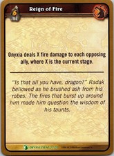 2006 Reign of Fire 23 Uncommon World of Warcraft WOW TCG CCG