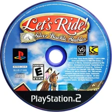 Scratch-Free - Let's Ride Silver Buckle Stables - Sony Playstation 2 Pristine